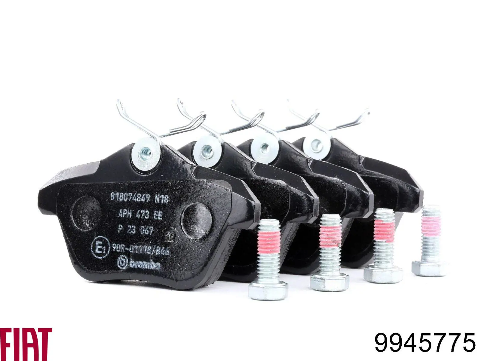 9945775 Fiat/Alfa/Lancia Колодки гальмівні задні, дискові