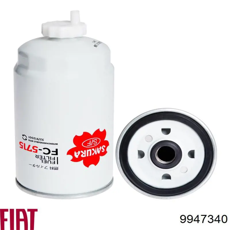 Купити 9947340 Fiat/Alfa/Lancia Фільтр-відстійник палива грубої очистки
