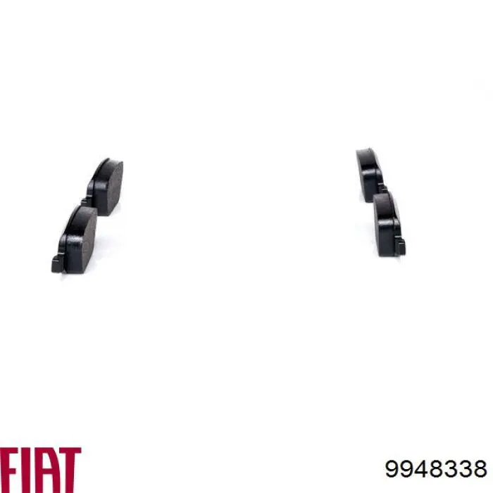 Задні гальмівні колодки Fiat/Alfa/Lancia 9948338 ціна, від 17.46 USD