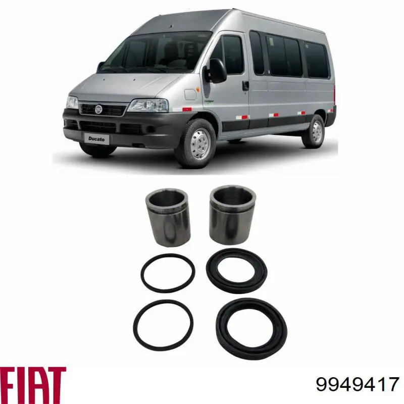 Комплект пружинок кріплення дискових колодок, передніх Fiat/Alfa/Lancia 9949417 ціна, від 3.15 USD