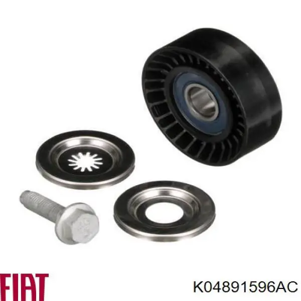 Купити K04891596AC Fiat/Alfa/Lancia Ролик приводного ременя, паразитний