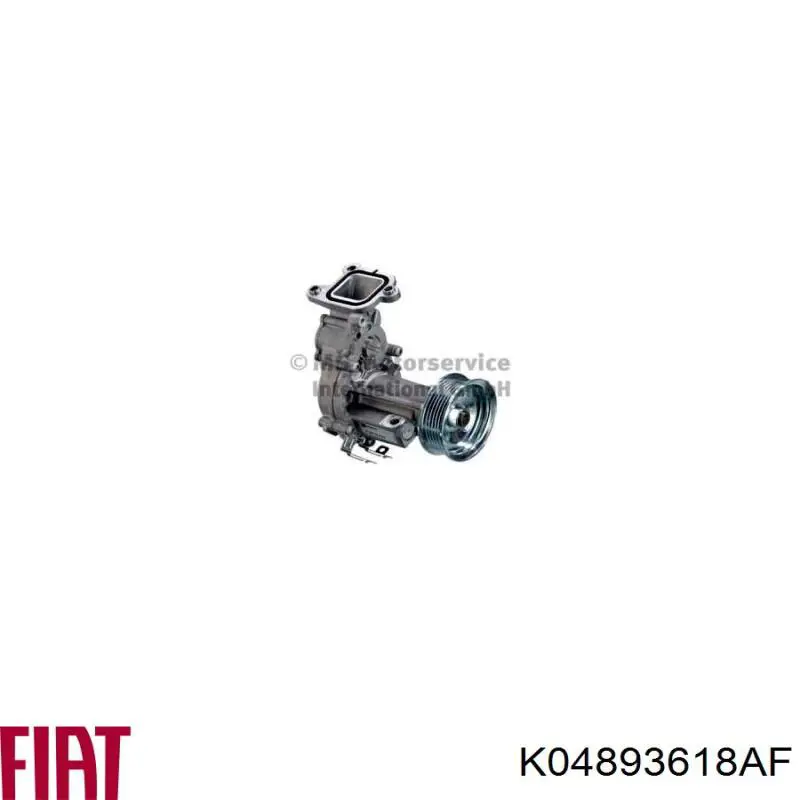 Помпа охолодження Chrysler 4893618AC ціна, від 187.01 USD