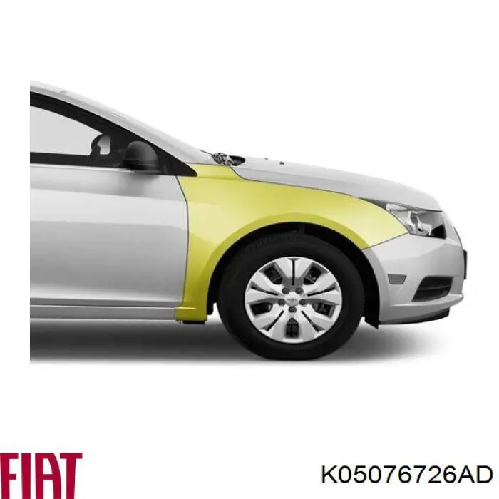 Крило переднє праве K05076726AD Fiat/Alfa/Lancia