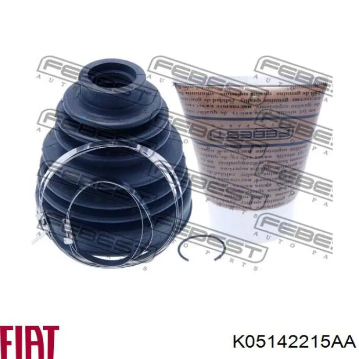 K05142215AA Fiat/Alfa/Lancia Пильник ШРУСа зовнішній, передній піввісі
