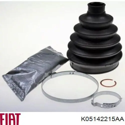 Пильник шарніра кутових швидкостей зовнішній передній Fiat/Alfa/Lancia K05142215AA ціна, від 15.28 USD