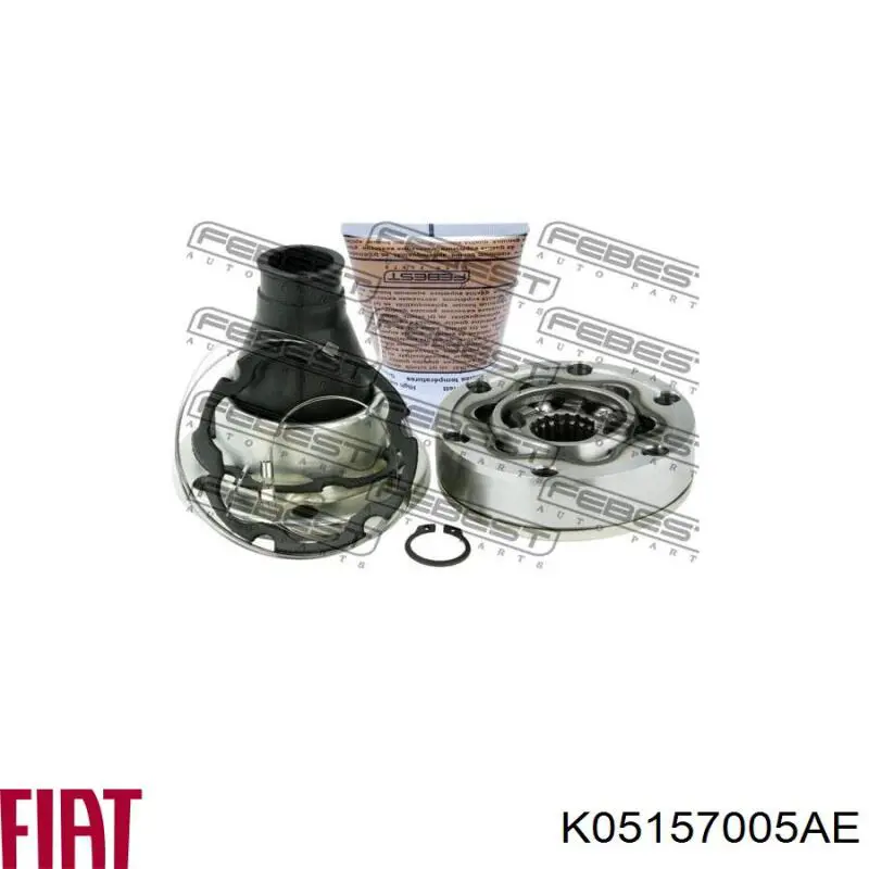 Вал карданний задній, у зборі Fiat/Alfa/Lancia K05157005AE ціна, від 121.31 USD