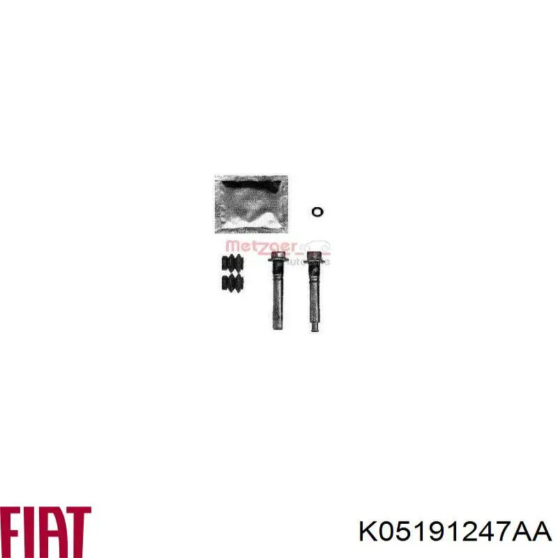 Купити K05191247AA Fiat/Alfa/Lancia Супорт гальмівного, заднього