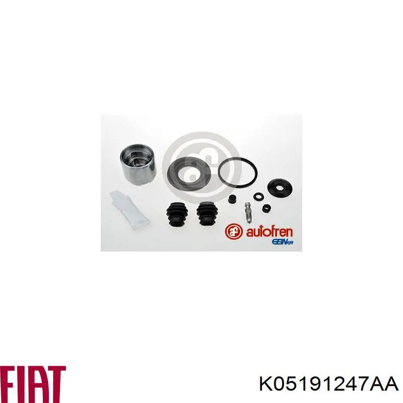 Ремкомплект супорту гальмівного заднього Fiat/Alfa/Lancia K05191247AA ціна, від 6.12 USD