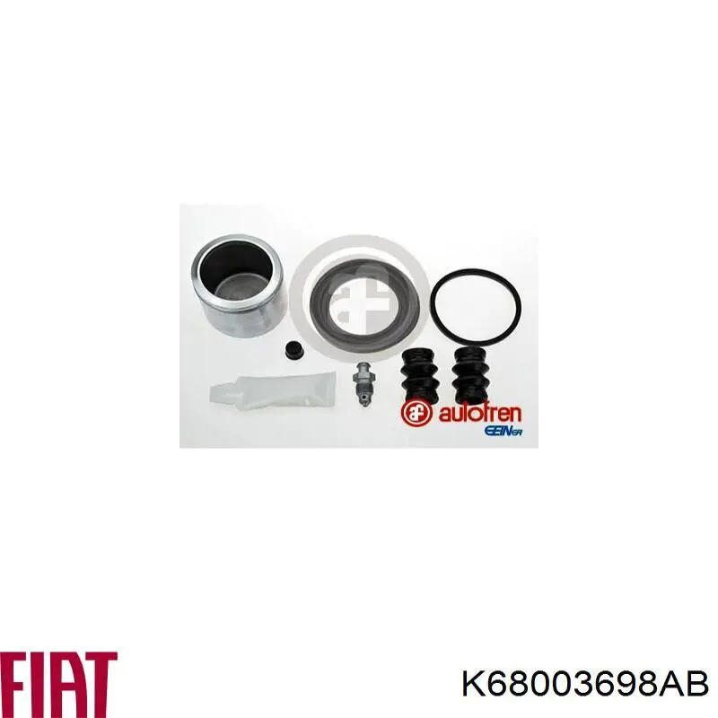 Ремкомплект супорту гальмівного переднього Fiat/Alfa/Lancia K68003698AB ціна, від 22.62 USD