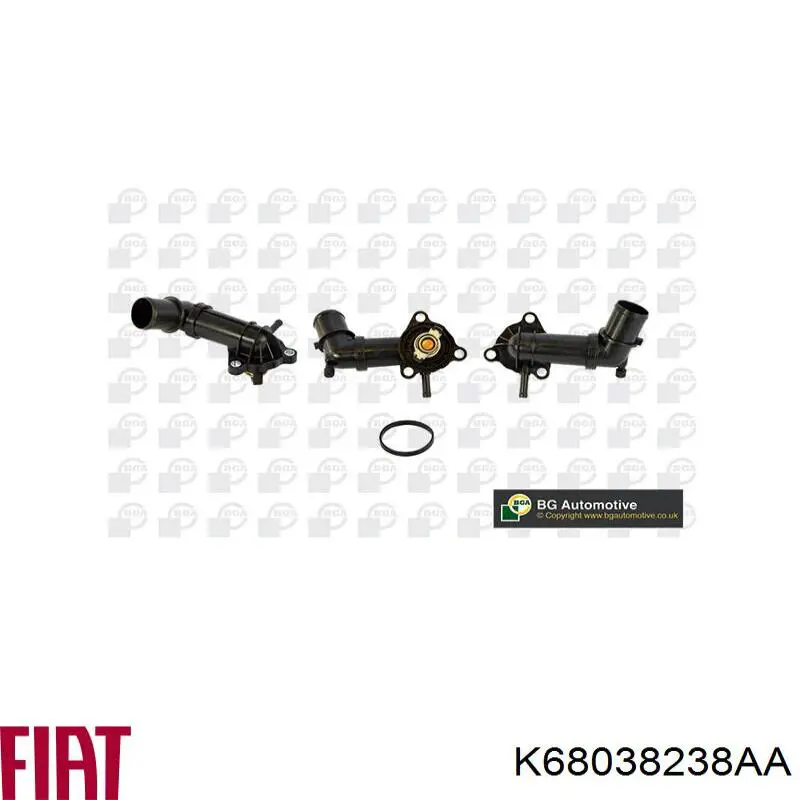 Купити K68038238AA Fiat/Alfa/Lancia Радіатор двигуна