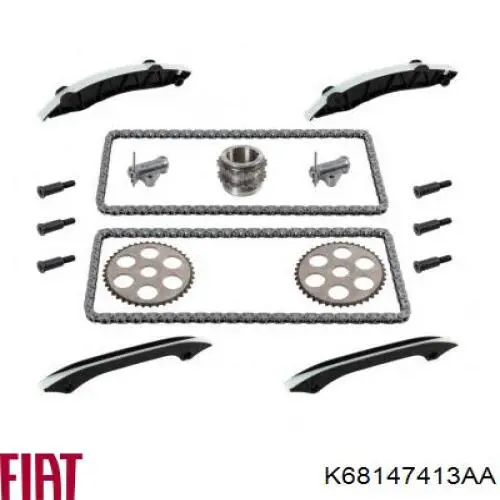 K68147413AA Fiat/Alfa/Lancia зірка-шестерня приводу коленвалу двигуна