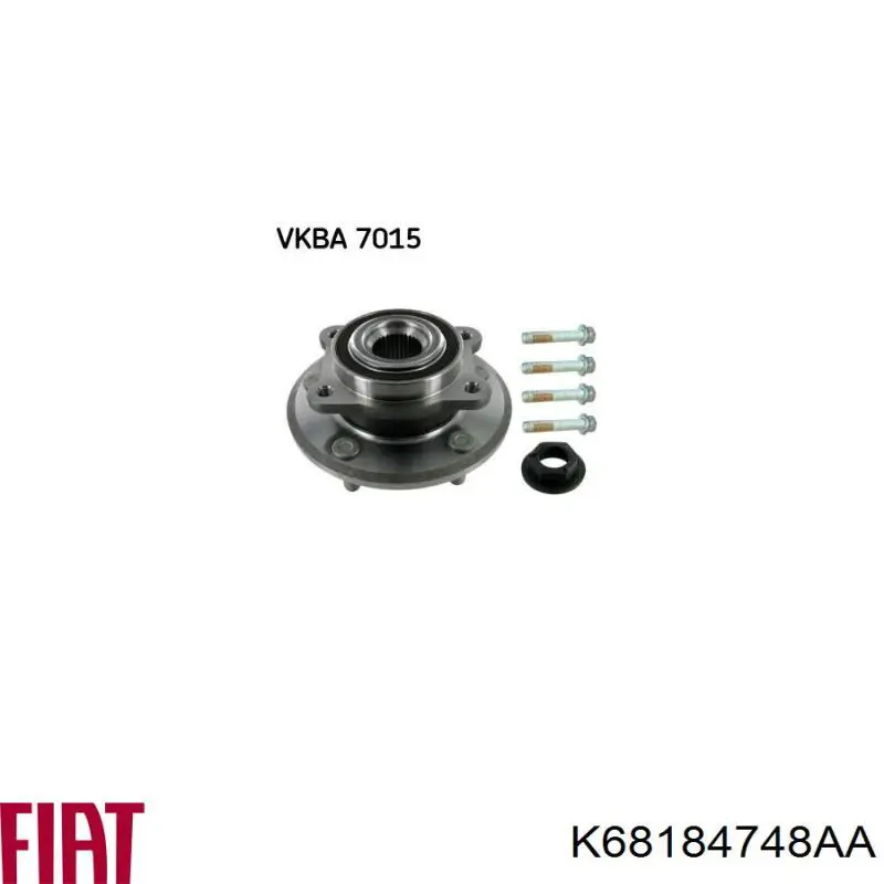 Маточина колеса передня Fiat/Alfa/Lancia K68184748AA ціна, від 63.79 USD