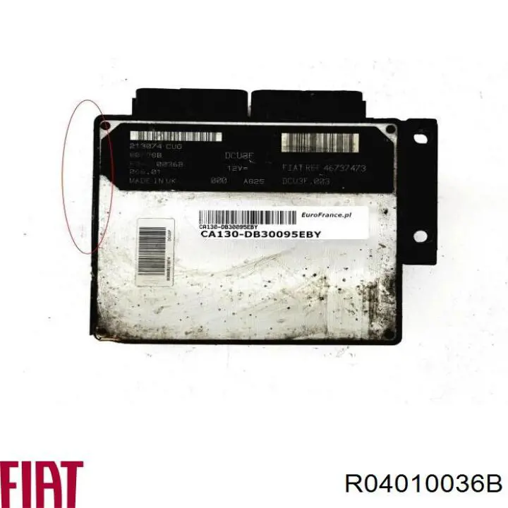 Електронний блок керування двигуном R04010036B Fiat/Alfa/Lancia