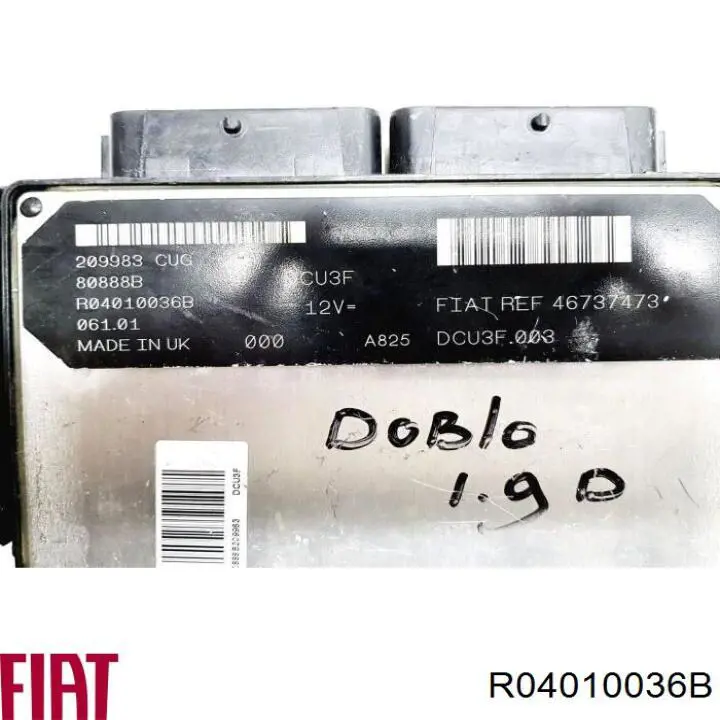 R04010036B Fiat/Alfa/Lancia Блок електронного управління