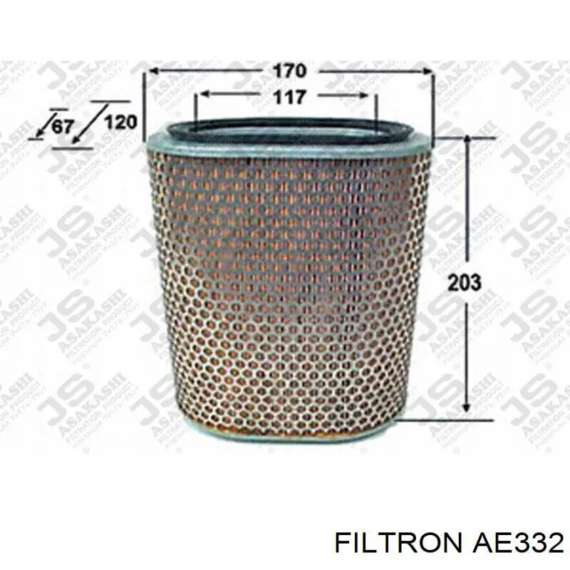 AE332 Filtron Повітряний фільтр двигуна