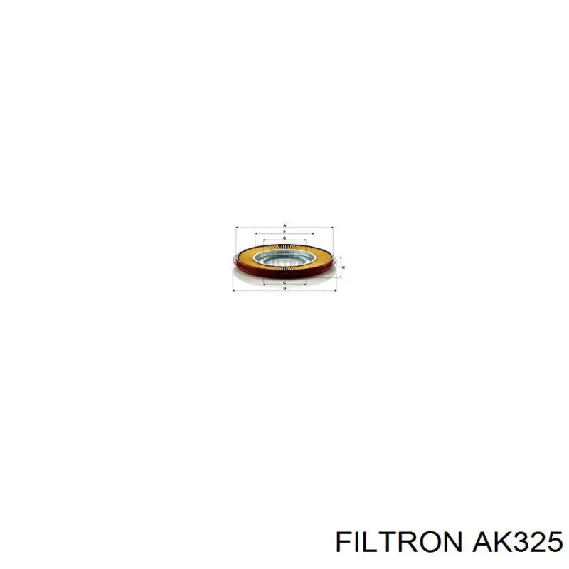 Повітряний фільтр AK325 Filtron