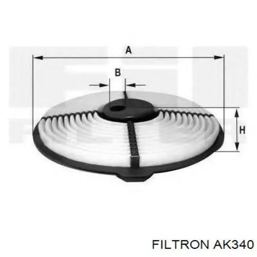 Повітряний фільтр AK340 Filtron