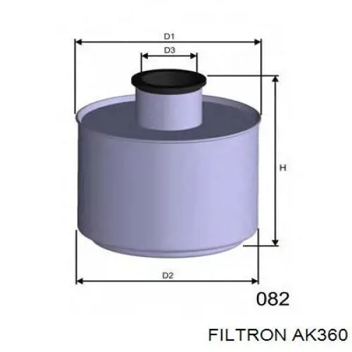 Фільтр вентиляції картера AK360 FILTRON