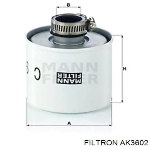 Фільтр повітряний компресора підкачки (амортизаторів) Filtron AK3602 ціна, від 18.80 USD
