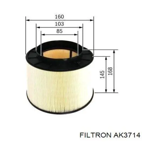 Фільтр повітряний Filtron AK3714