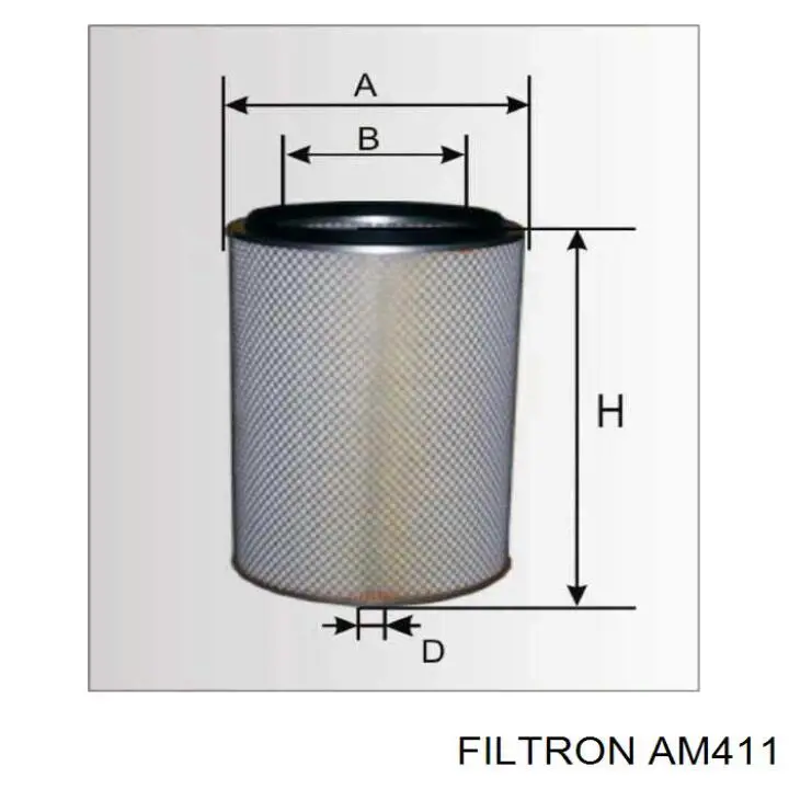 AM411 Filtron Повітряний фільтр двигуна