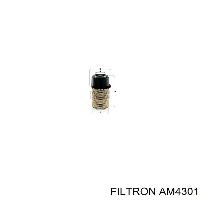 Елемент повітряного фільтра Filtron AM4301 ціна, від 24.47 USD
