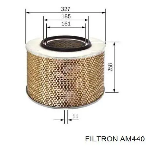 Купити AM440 Filtron Автомобільний фільтр повітря