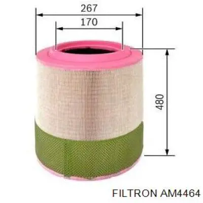 Елемент повітряного фільтра Filtron AM4464 ціна, від 48.49 USD