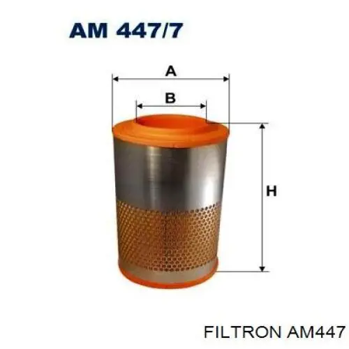 AM447 Filtron Повітряний фільтр двигуна