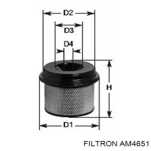 AM4651 Filtron фільтр повітряний