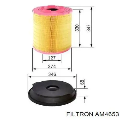 Купити AM4653 Filtron Автомобільний фільтр повітря