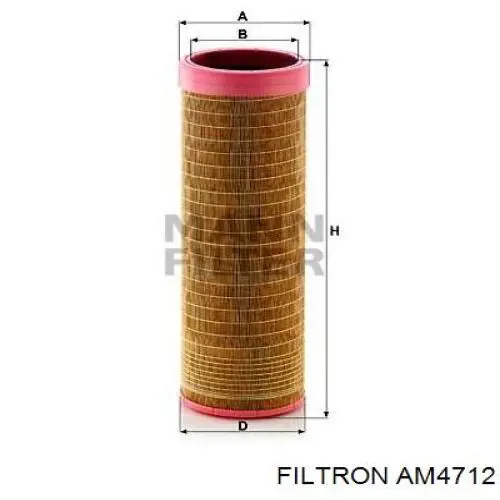 Елемент повітряного фільтра Mfilter A5571 ціна, від 29.22 USD