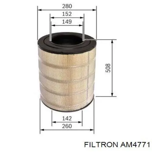 Фільтр повітряний AM4771 Filtron