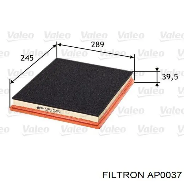 AP0037 Filtron фільтр повітряний