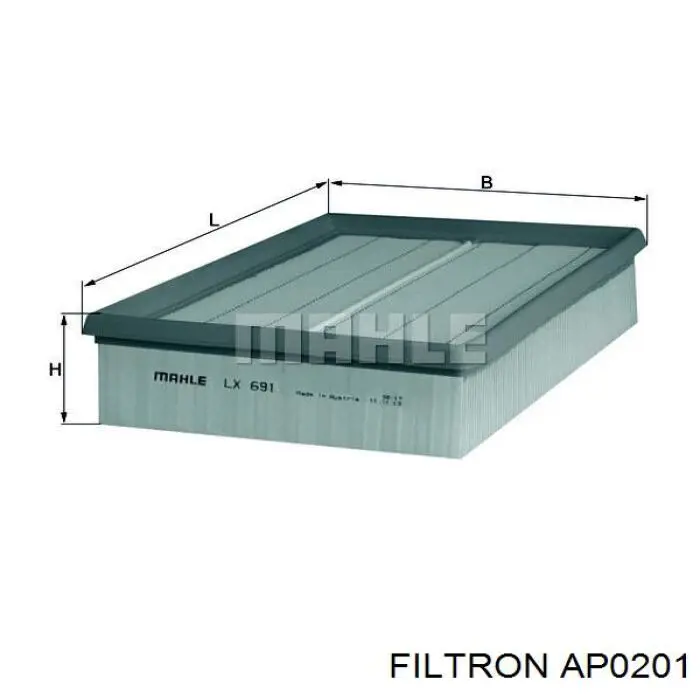 AP0201 Filtron фільтр повітряний