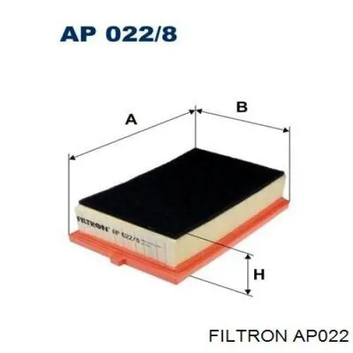 Купити AP022 Filtron Автомобільний фільтр повітря