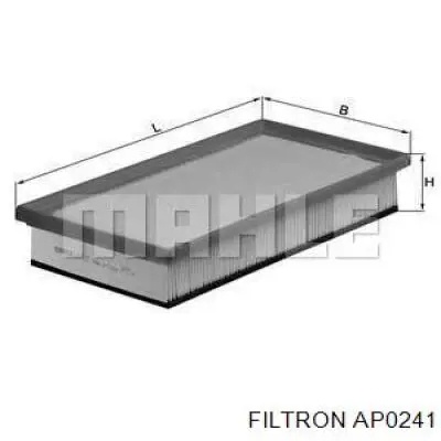Елемент повітряного фільтра Filtron AP0241 ціна, від 8.43 USD