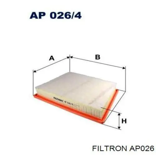 Повітряний фільтр AP026 Filtron