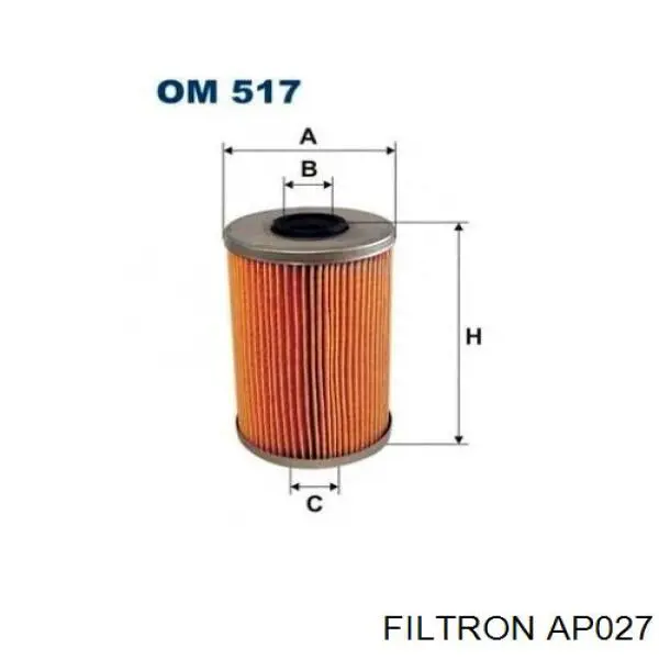 AP027 Filtron фільтр повітряний