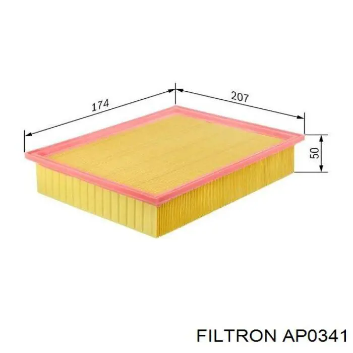 Елемент повітряного фільтра Filtron AP0341 ціна, від 12.26 USD