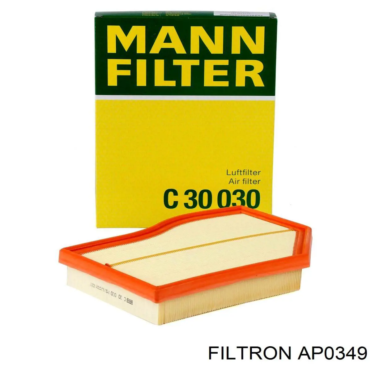 Елемент повітряного фільтра Filtron AP0349 ціна, від 23.24 USD