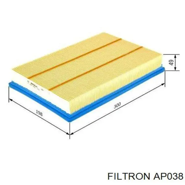 Купити AP038 Filtron Автомобільний фільтр повітря