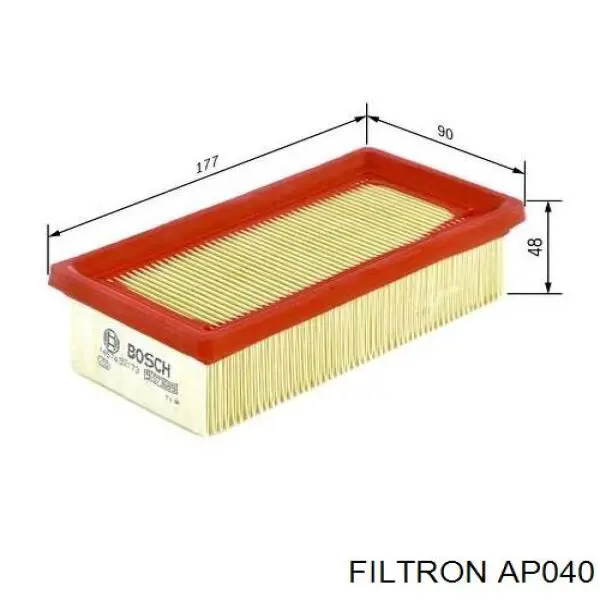 Елемент повітряного фільтра Filtron AP040 ціна, від 3.24 USD