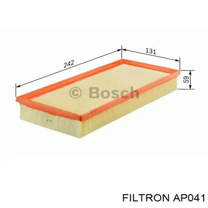 Елемент повітряного фільтра Filtron AP041 ціна, від 3.85 USD