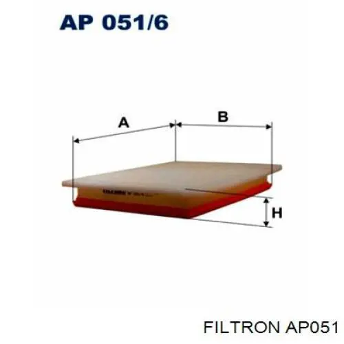 Купити AP051 Filtron Автомобільний фільтр повітря