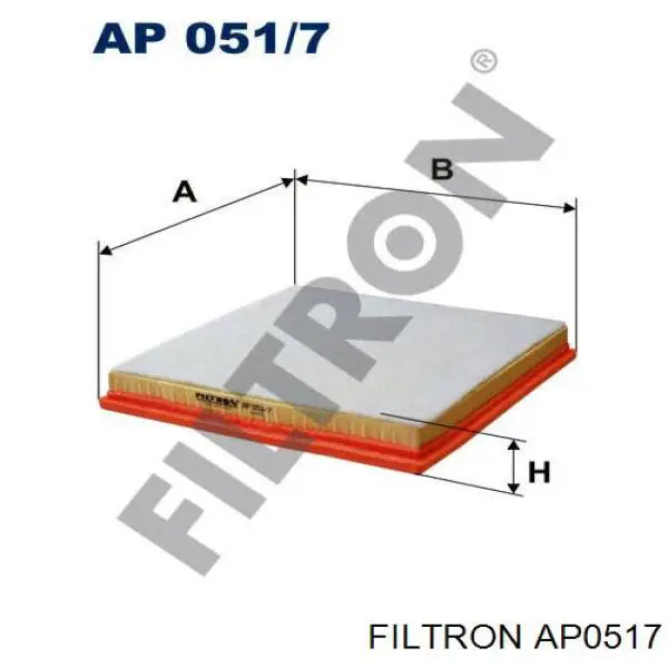 Повітряний фільтр AP0517 Filtron