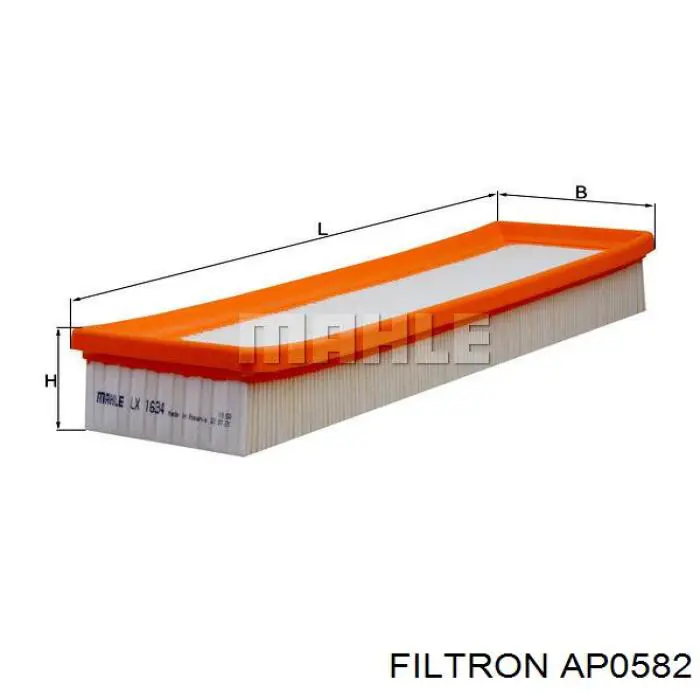 AP0582 Filtron фільтр повітряний