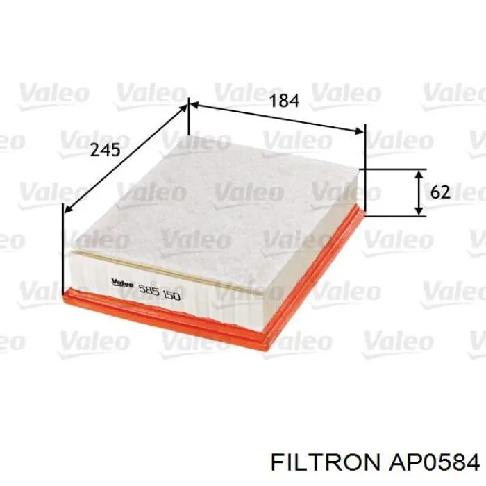 Купити AP0584 Filtron Автомобільний фільтр повітря