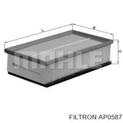 Елемент повітряного фільтра Filtron AP0587 ціна, від 11.75 USD