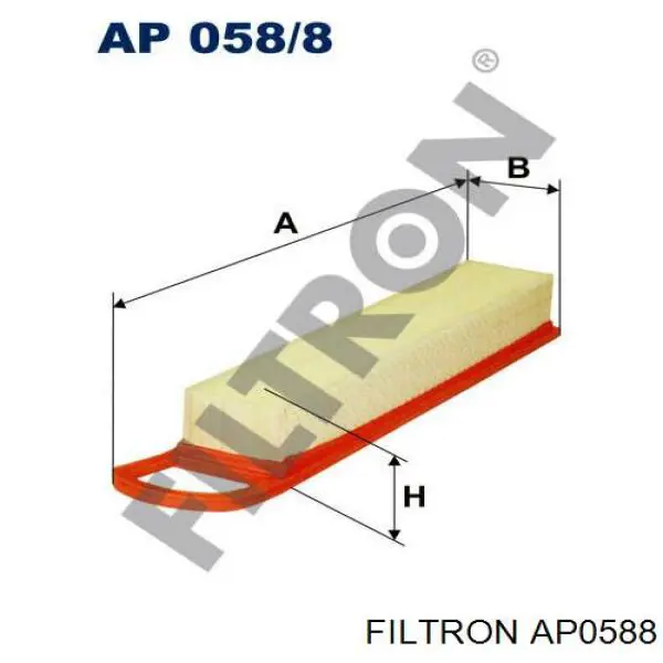 AP0588 Filtron фільтр повітряний